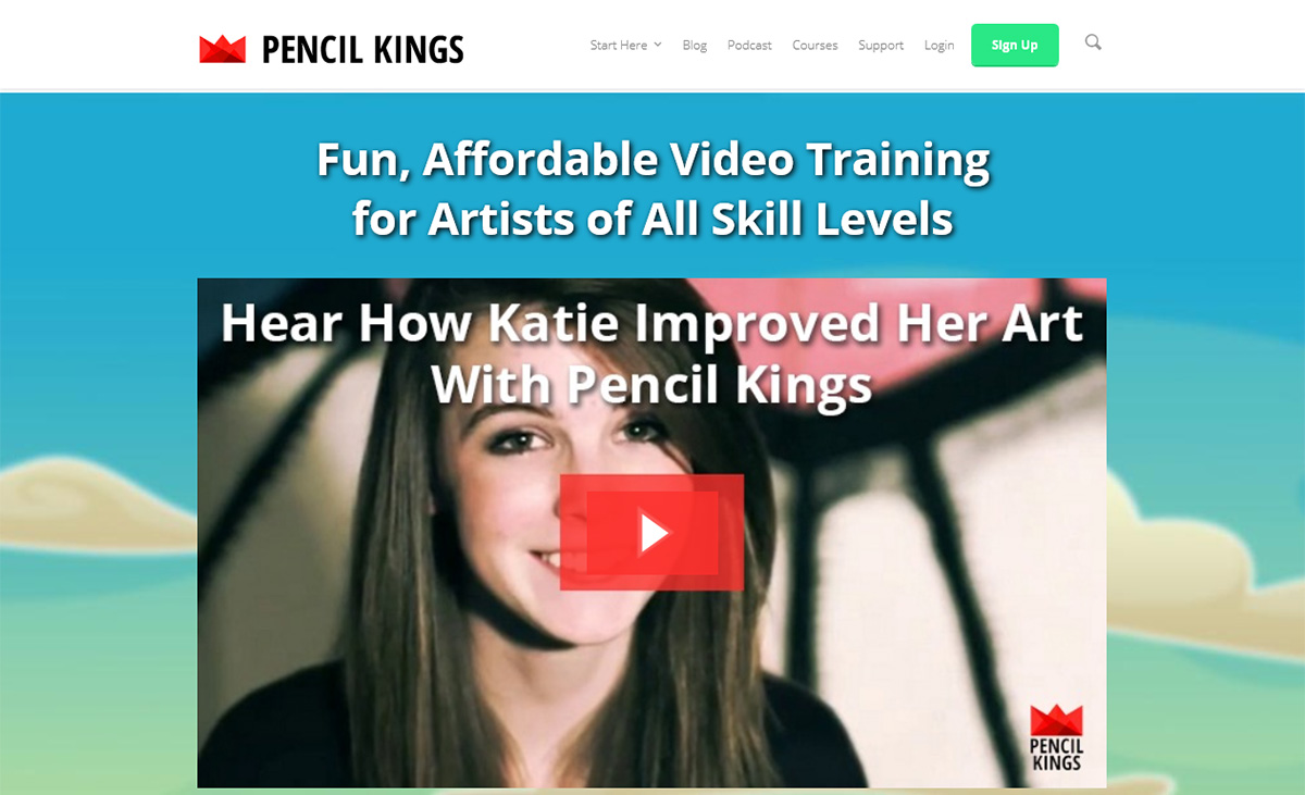 Pencil Kings Mitgliedschaftsseite